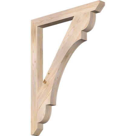 Ekena Millwork Olympic Slat Smooth Bracket, Douglas Fir, 3 1/2"W x 36"D x 48"H BKT04X36X48OLY06SDF